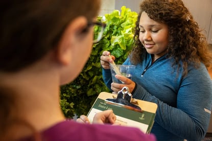 Teenagers Checking Nutrients